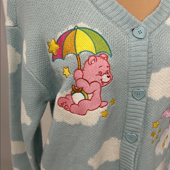 Care Bears Cloud Chunky Knit Skimmer Cardigan - Picture 8 of 11